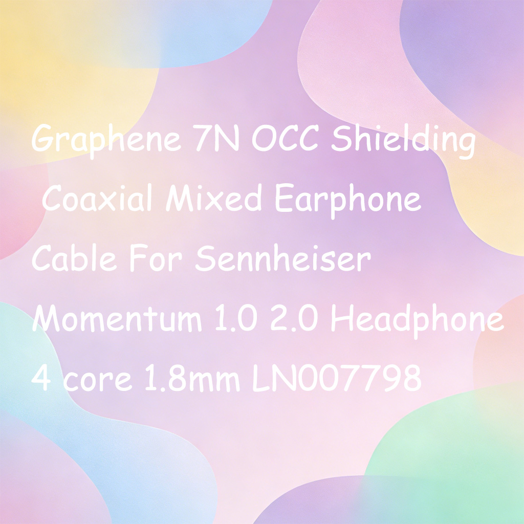 Sennheiser Headphone Momentum 4 - Cabo coaxial misto com blindagem de