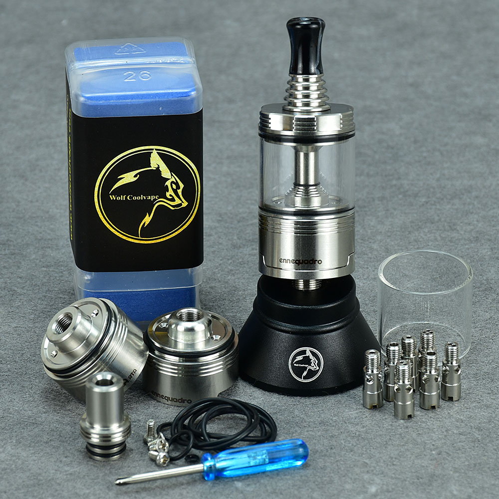 Wolfcoolvape Moka mtl RTA Atom - Vaping Air avaliação e preço